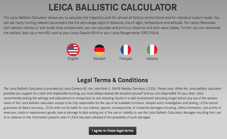 leica ballistic tools