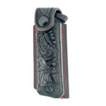 toc incarcator din piele model floral