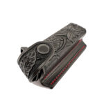 toc incarcator din piele model floral