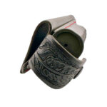 toc incarcator din piele model floral