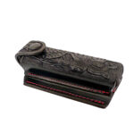 toc incarcator din piele model floral