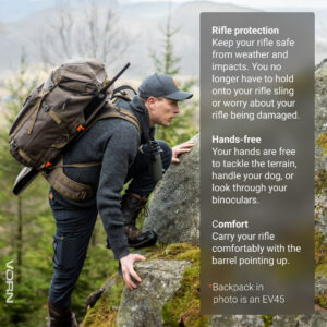 rucsac vanatoare cu arma