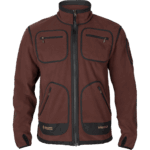 Jacheta reversibila Harkila Kamko fleece Green/Bordeaux