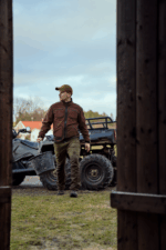 Jacheta reversibila Harkila Kamko fleece Green/Bordeaux