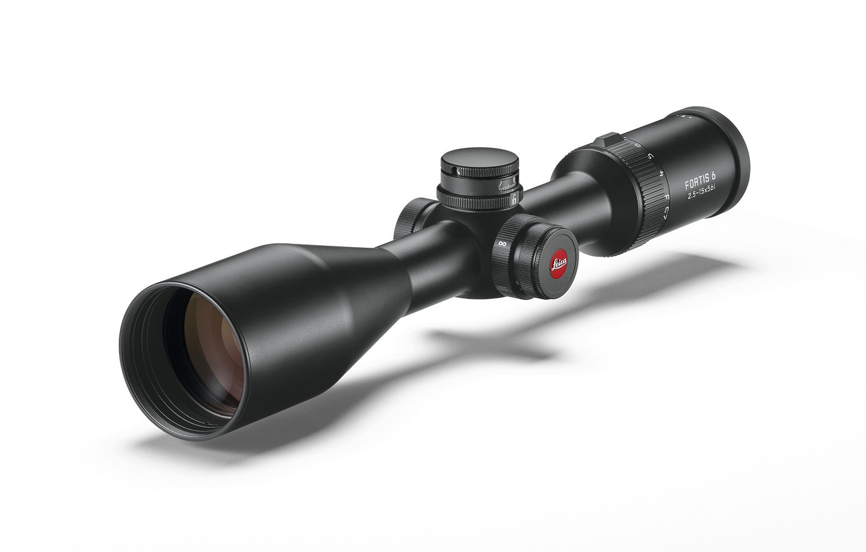 Leica Fortis 6 2.5–15x56i pentru prindere inele cu tureta balistica