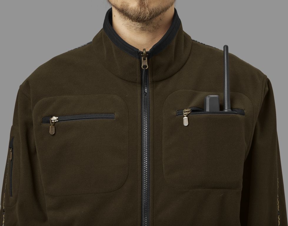 Jacheta reversibila Harkila Kamko fleece Maro/Rosu